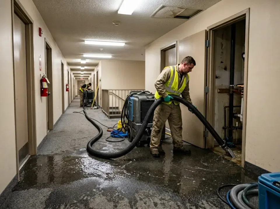 multi-unit-apartment-hallway-f-005 — frequently asked questions, Emergency Burst Pipe Water Extraction & Removal in Auburnda…